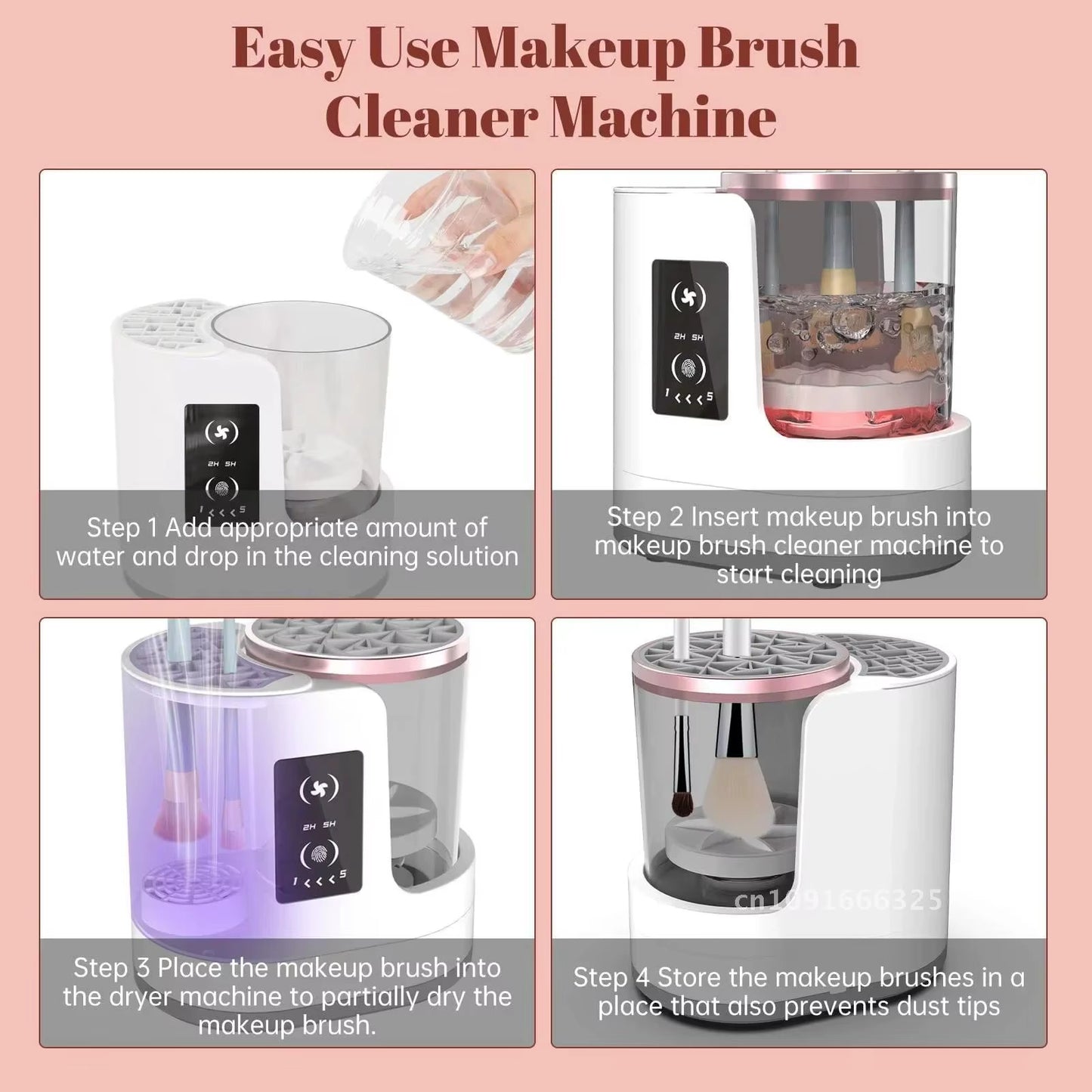 MAKEUP BRUSH WASHER
